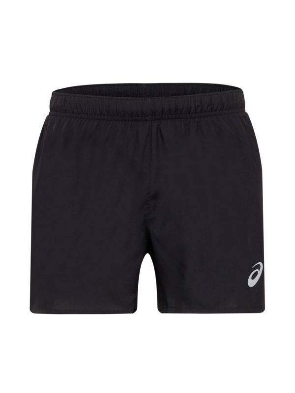 ASICS ASICS Спортен панталон  черно / сребърно