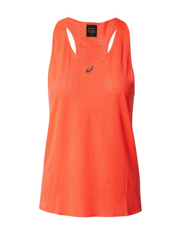 ASICS ASICS Спортен топ 'METARUN'  оранжево-червено / черно