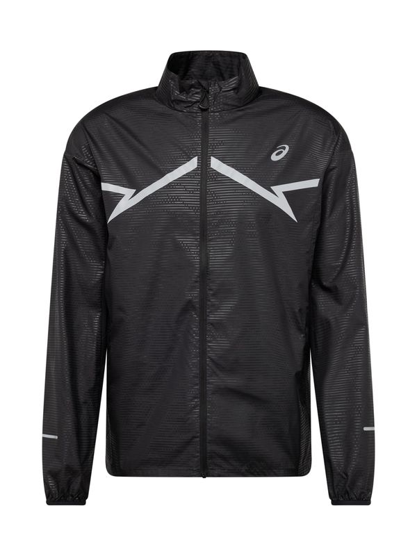 ASICS ASICS Спортно яке 'LITE-SHOW'  сиво / черно