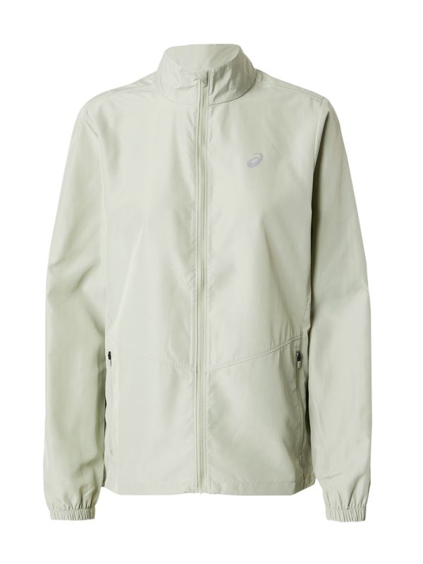 ASICS ASICS Спортно яке  сребърно сиво / пастелно зелено