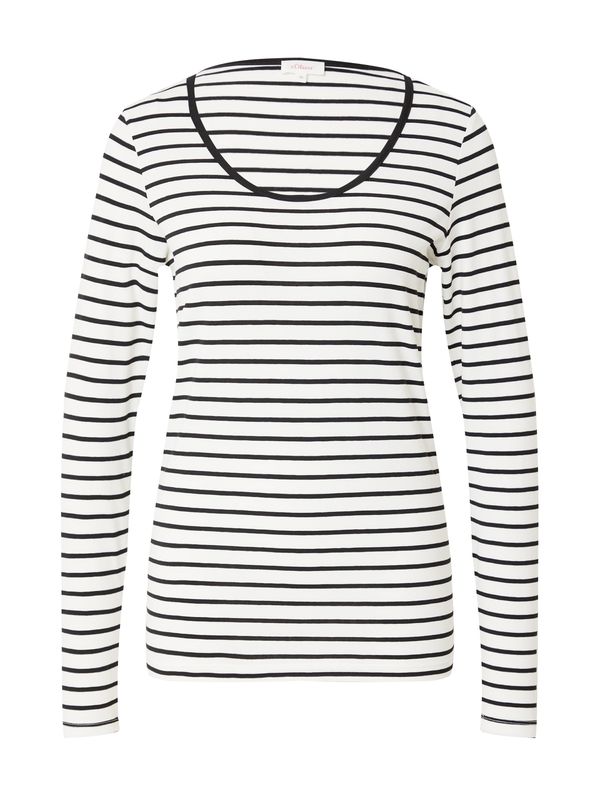 Athlecia Athlecia Функционална тениска 'Lizzy'  черно / бяло