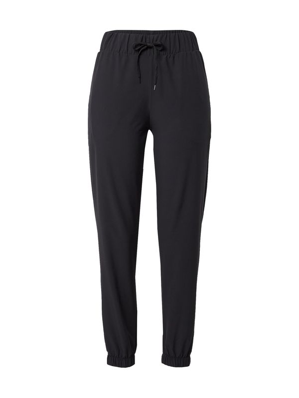 Athlecia Athlecia Спортен панталон 'Austberg'  черно / бяло