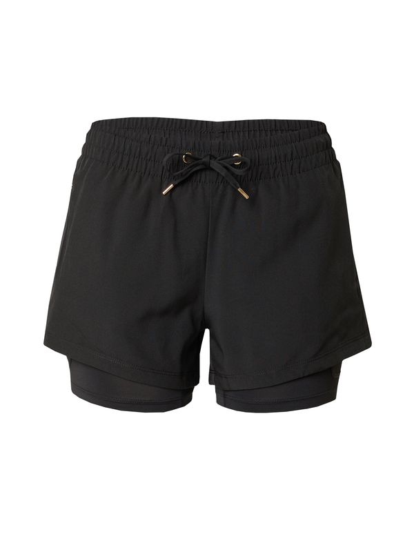 Athlecia Athlecia Спортен панталон 'Timmie V2'  злато / черно