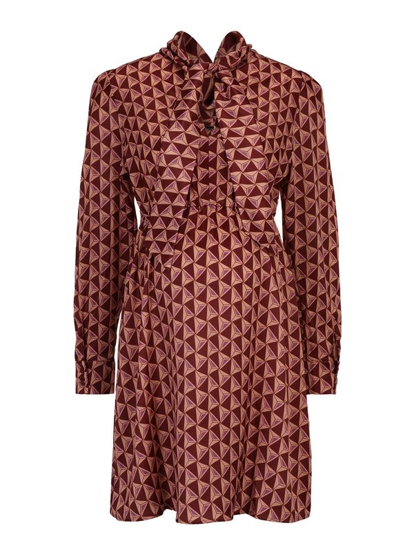 Attesa Attesa Рокля 'GIORGIA'  бежово / лилав / червено-виолетово