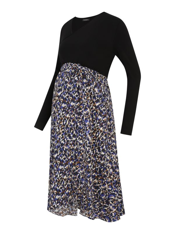 Attesa Attesa Рокля 'MARTA'  синьо / нощно синьо / кафяво / бяло