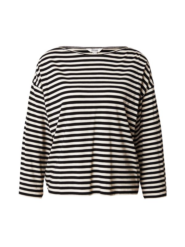 Aware Aware Тениска 'FIONA'  черно / бяло