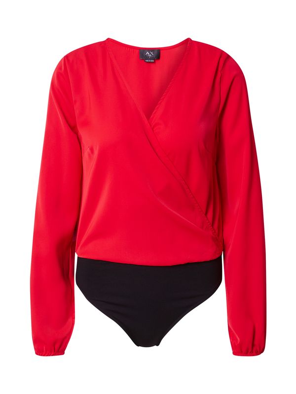 AX Paris AX Paris Блуза боди  червено / черно
