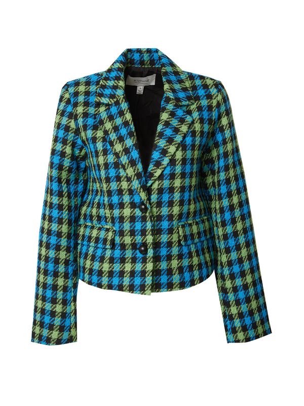 b.young b.young Блейзър  светлосиньо / светлозелено / черно