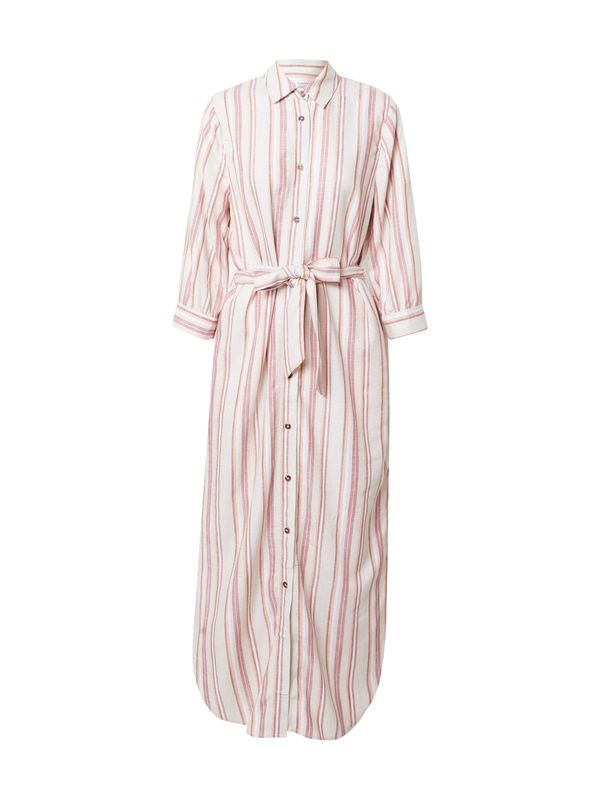 b.young b.young Рокля тип риза 'DENANNA'  бежово / тъмнокафяво / кайсия / розе / бяло