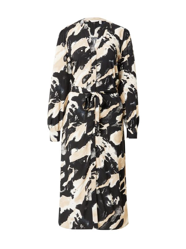 b.young b.young Рокля тип риза 'JOSA'  бежово / черно / бяло