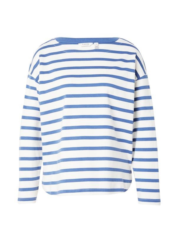 b.young b.young Тениска 'RAMSI'  синьо / мръсно бяло