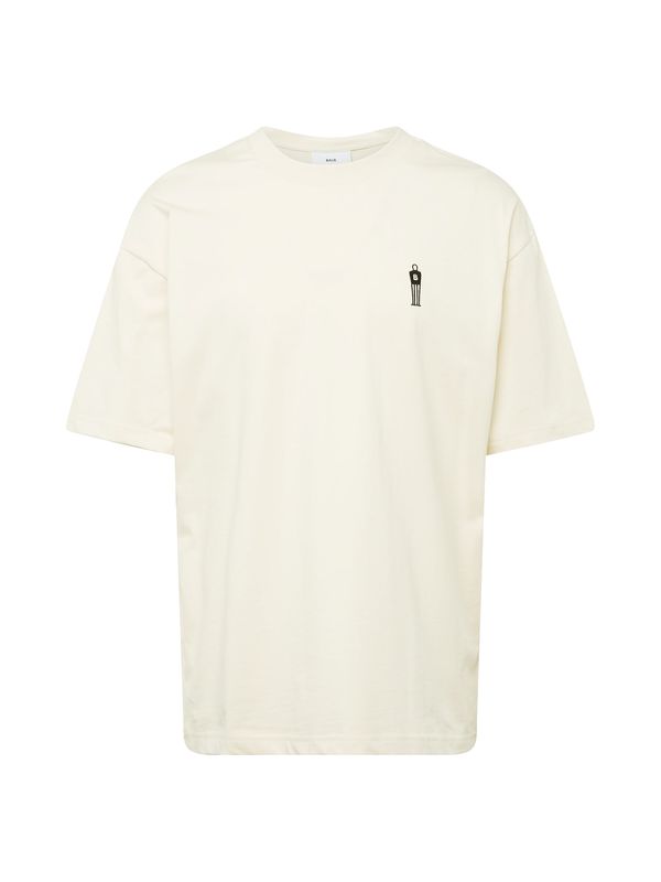 BALR. BALR. Тениска  лазурно синьо / черно / бяло / бял памук