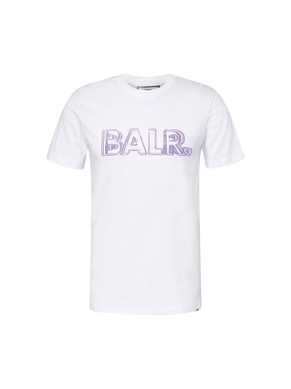 BALR. BALR. Тениска 'Olaf'  лилав / бяло