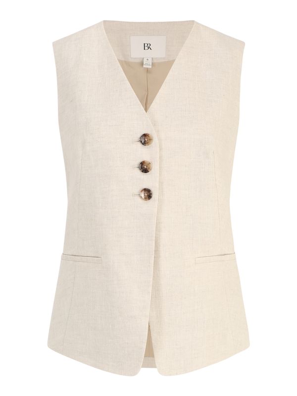 Banana Republic Petite Banana Republic Petite Мъжка елек за костюм  екрю