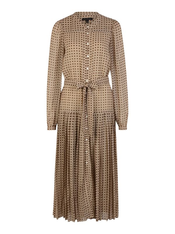 Banana Republic Tall Banana Republic Tall Рокля тип риза  бежово / оранжево / черно