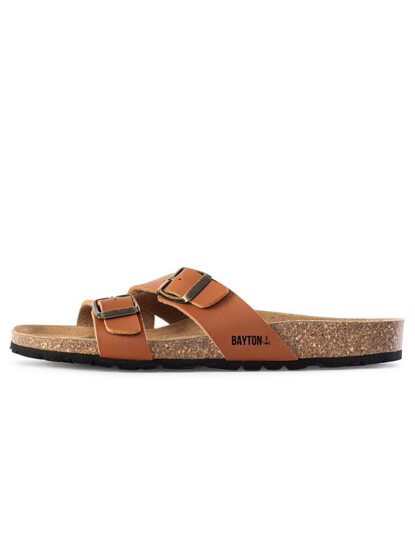 Bayton Bayton Чехли 'Cleo'  кафяво / коняк / черно