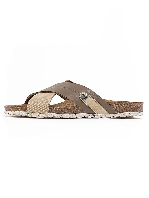 Bayton Bayton Чехли 'Mimizan'  пясъчен / тъмнобежово