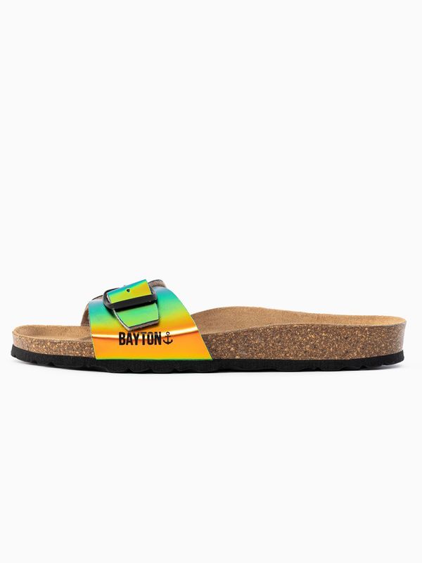 Bayton Bayton Чехли  зелено / оранжево