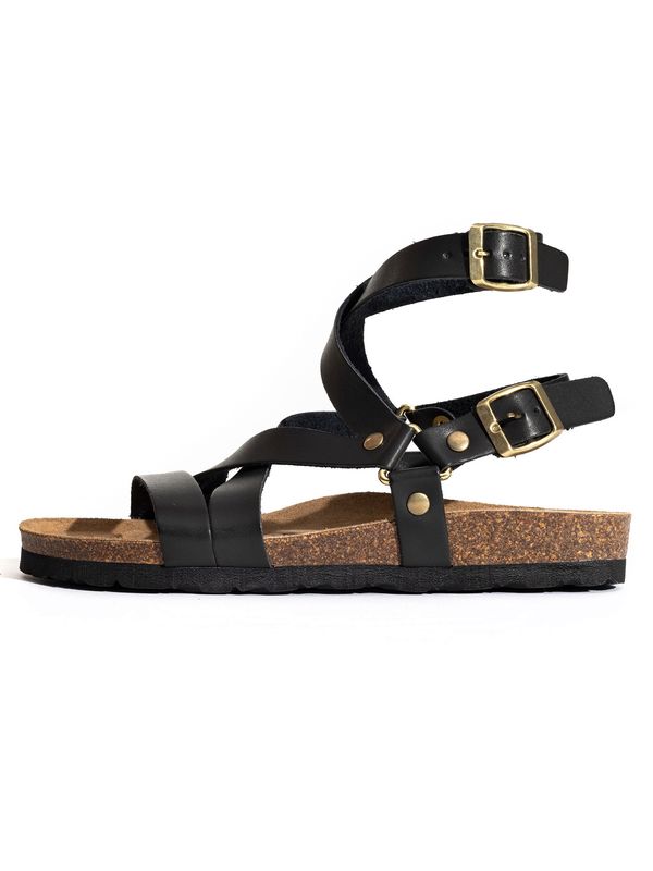 Bayton Bayton Сандали 'Armidale'  злато / черно