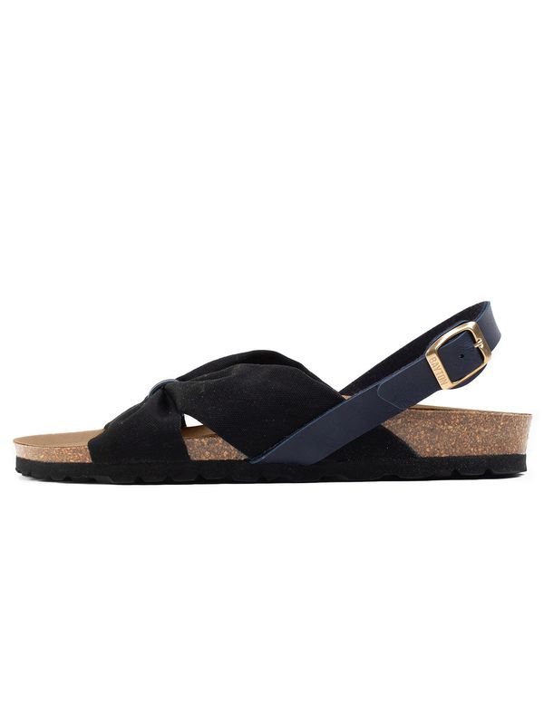 Bayton Bayton Сандали 'Frutti'  светлокафяво / черно