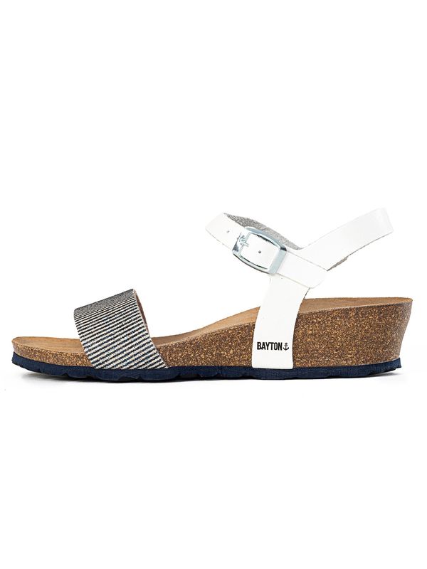 Bayton Bayton Сандали 'LEGANES'  тъмносиньо / бяло