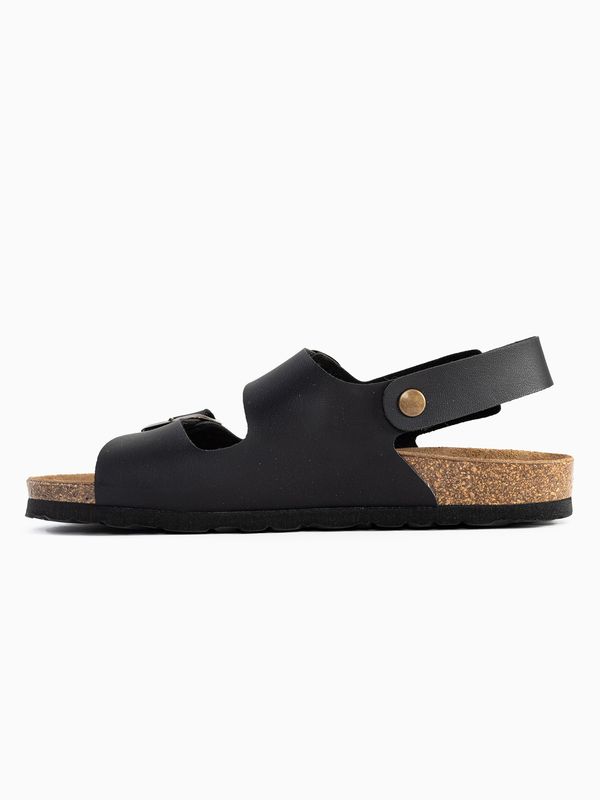 Bayton Bayton Сандали  опушено синьо / черно