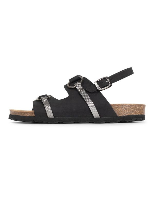 Bayton Bayton Сандали с каишка 'Astral'  кафяв меланж / черно / сребърно