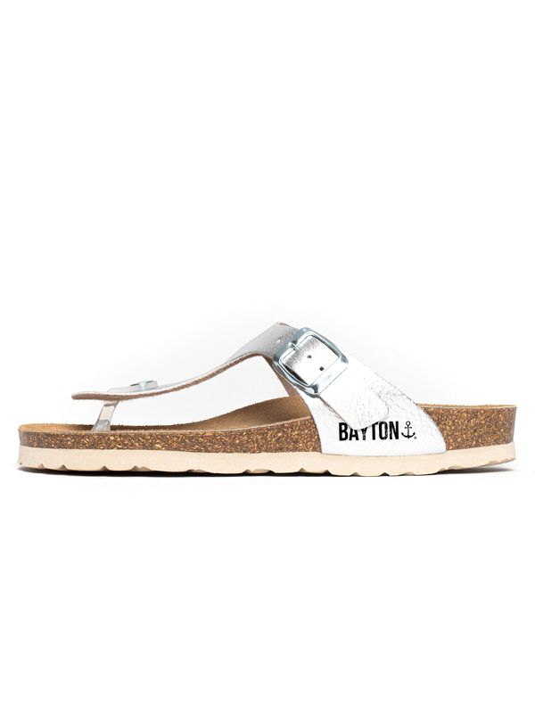 Bayton Bayton Сандали с разделител за пръстите 'Cordoba'  черно / сребърно