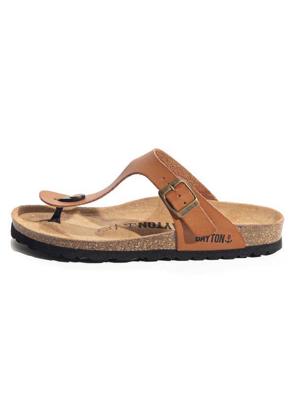 Bayton Bayton Сандали с разделител за пръстите 'MELIA'  кафяво