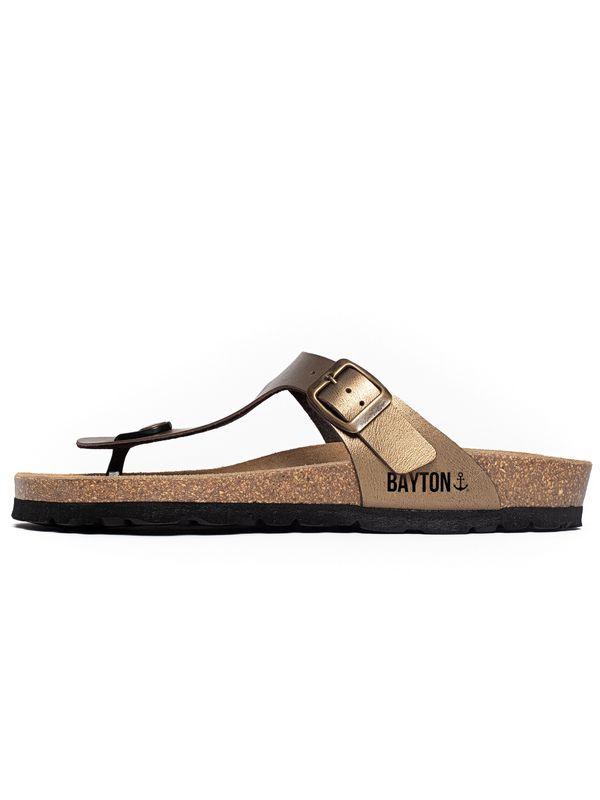 Bayton Bayton Сандали с разделител за пръстите 'Mercure'  светлокафяво