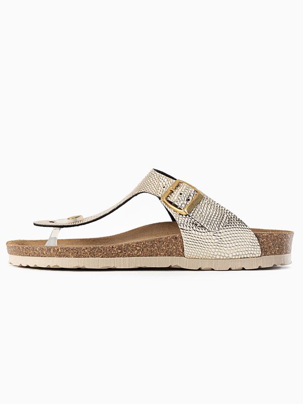 Bayton Bayton Сандали с разделител за пръстите 'Mercure'  злато