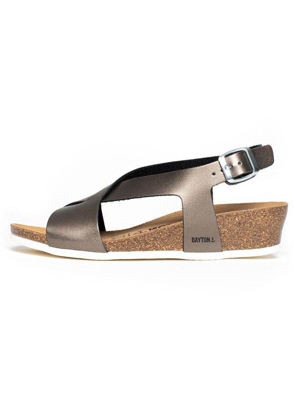 Bayton Bayton Сандали 'Salamanque'  сиво / черно