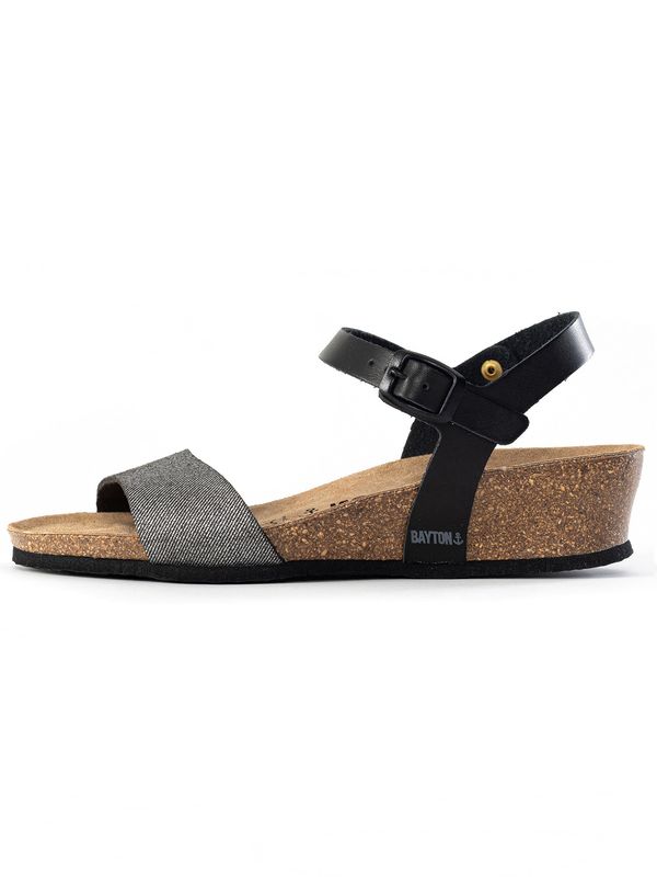 Bayton Bayton Сандали 'Wodonga'  сиво / черно