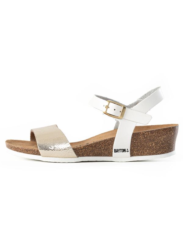 Bayton Bayton Сандали 'Wodonga'  злато / черно / бяло