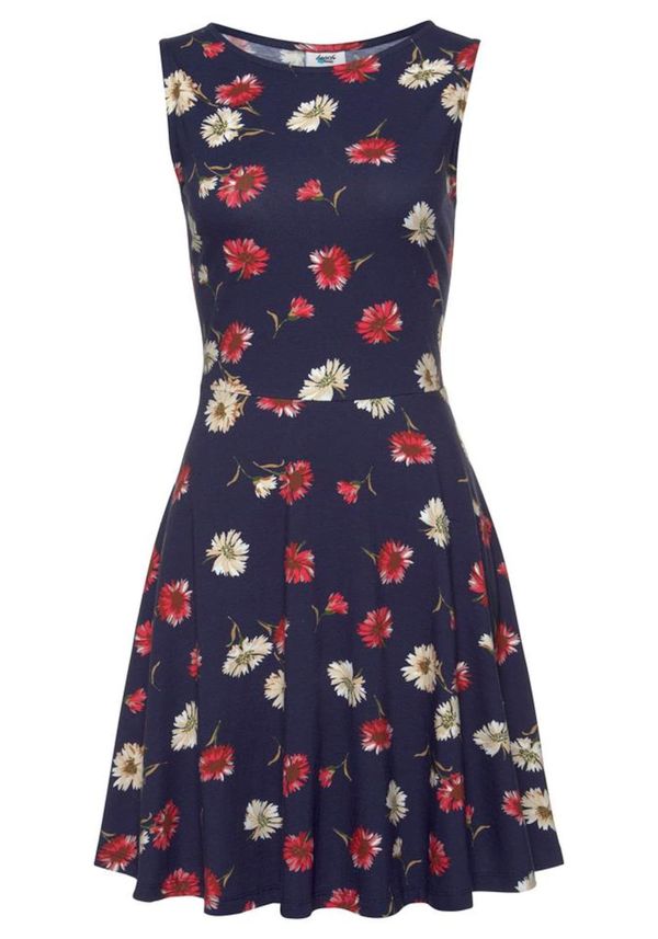 BEACH TIME BEACH TIME Лятна рокля  морскосиньо / червено