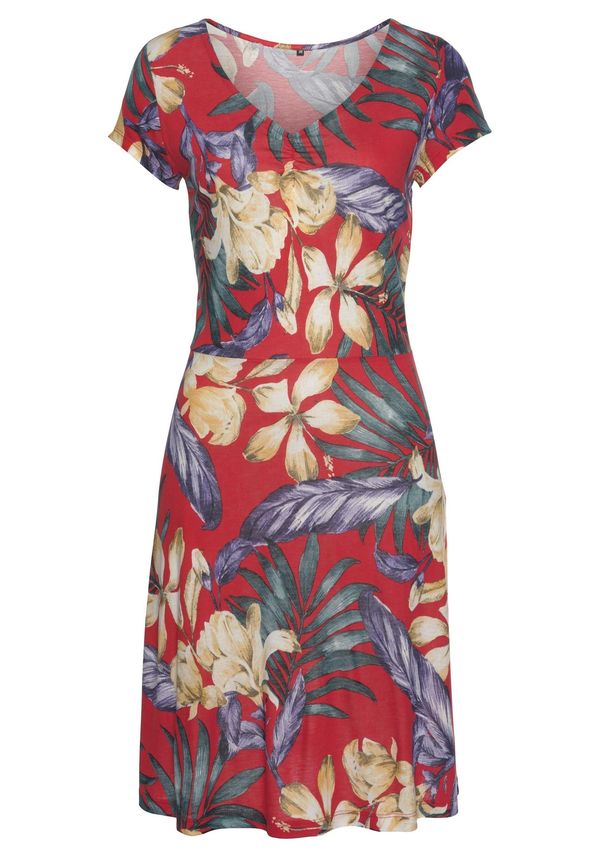 BEACH TIME BEACH TIME Плажна рокля  кралско синьо / пастелно жълто / червено