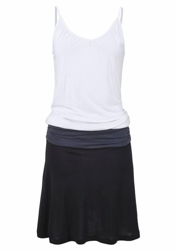 BEACH TIME BEACH TIME Плажна рокля  тъмносиво / черно / бяло