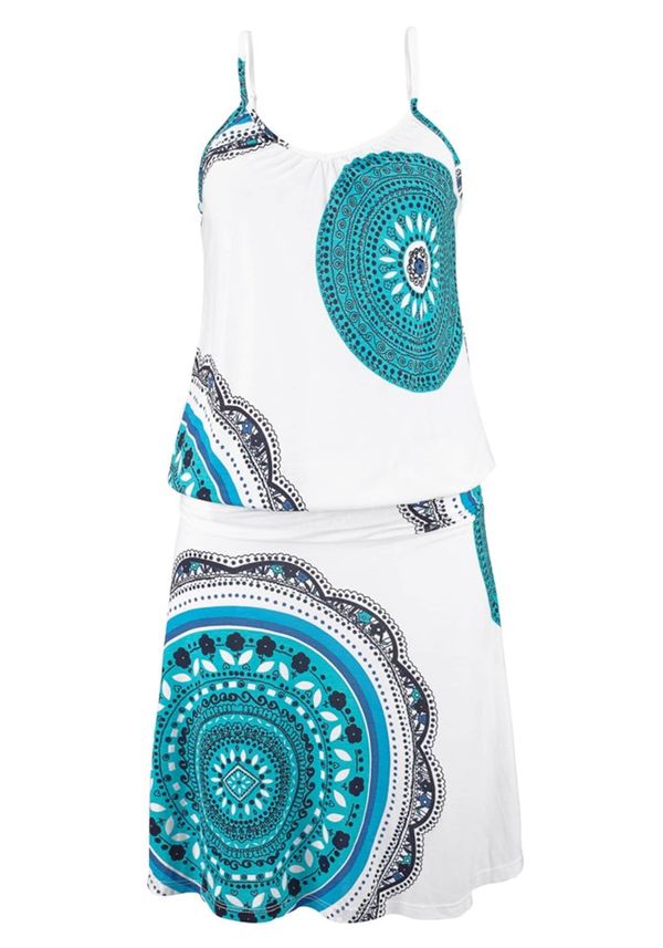 BEACH TIME BEACH TIME Плажна рокля  тюркоазен / бяло