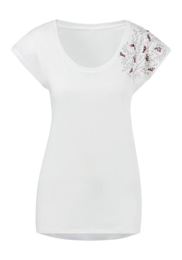 BEACH TIME BEACH TIME Тениска 'Beach Time'  кремаво / кафяво / сиво / черно