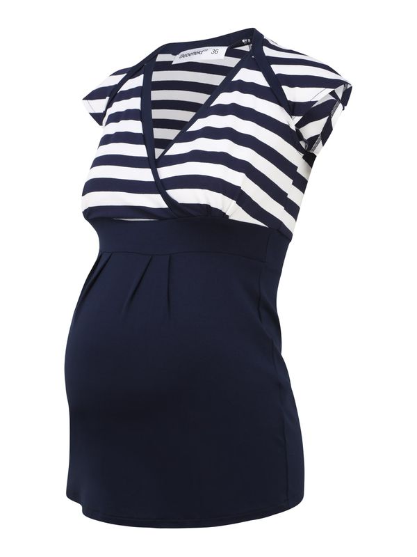 Bebefield Bebefield Тениска 'Kathy'  нейви синьо / бяло