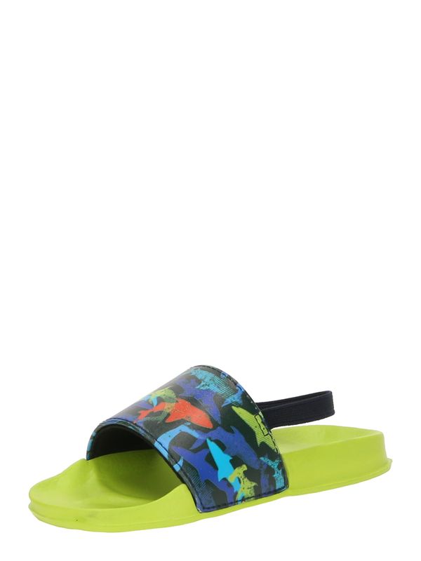 BECK BECK Отворени обувки 'Sealife'  синьо / лайм / червено / черно