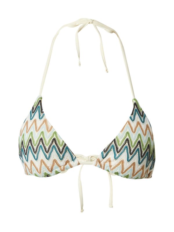 BeckSöndergaard BeckSöndergaard Горнище на бански 'Amber'  зелено / петрол / черно / бяло