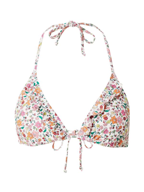 BeckSöndergaard BeckSöndergaard Горнище на бански 'Anemona'  зелено / оранжево / бледорозово / бяло