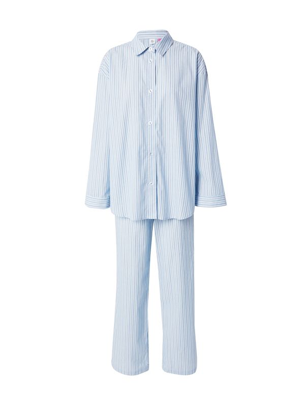 BeckSöndergaard BeckSöndergaard Пижама  нейви синьо / светлосиньо / сиво / бяло