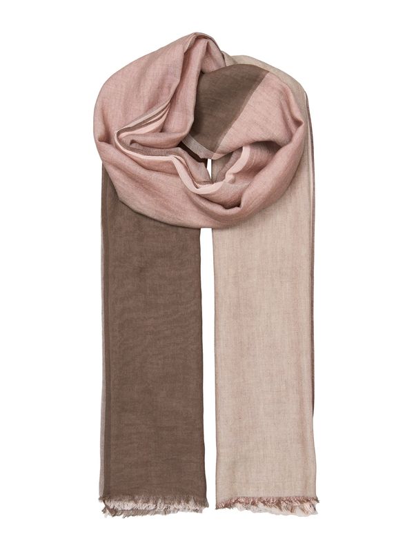 BeckSöndergaard BeckSöndergaard Шал 'Kikko Cowea'  шоколад / пудра / пепел от рози