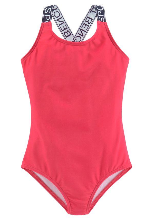 BENCH BENCH Бански костюм  нейви синьо / фуксия / бяло