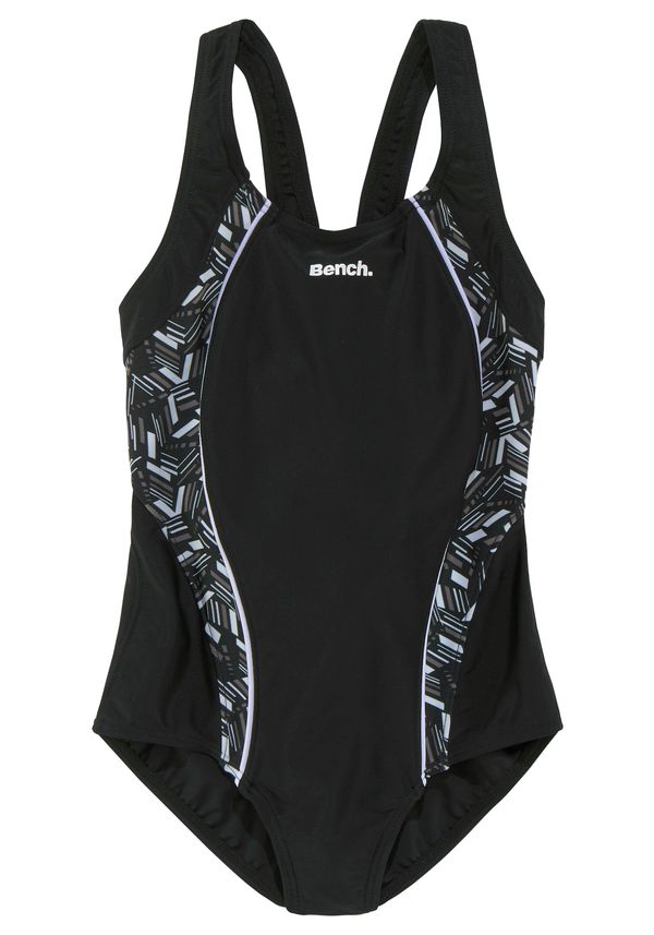 BENCH BENCH Бански костюм  сиво / черно / бяло