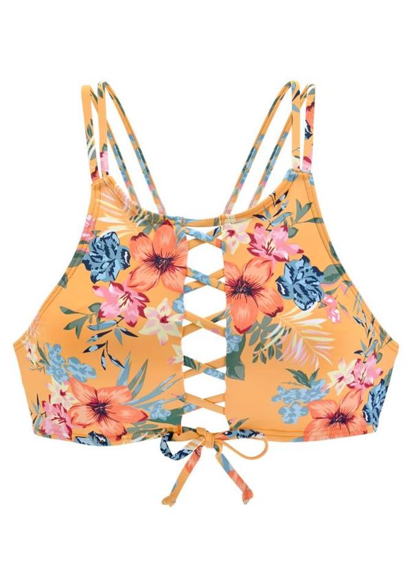 BENCH BENCH Горнище на бански 'Maui'  жълто / пъстро