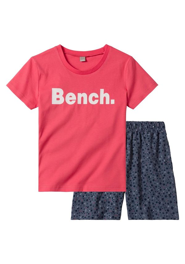 BENCH BENCH Комплект пижама  гълъбово синьо / корал / бяло