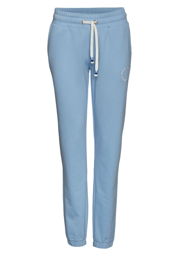 BENCH BENCH Панталон  светлосиньо / бяло